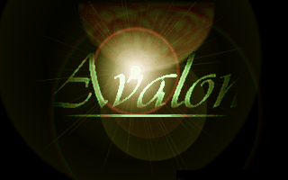 The Avalon title screen