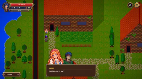Fleur has lost something in the woods